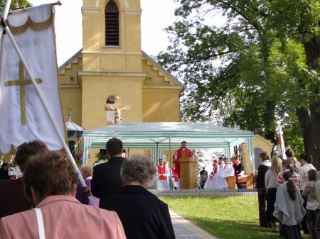 Mise az érsekvadkerti Kálvárián Fotó: Barák Barna Imre